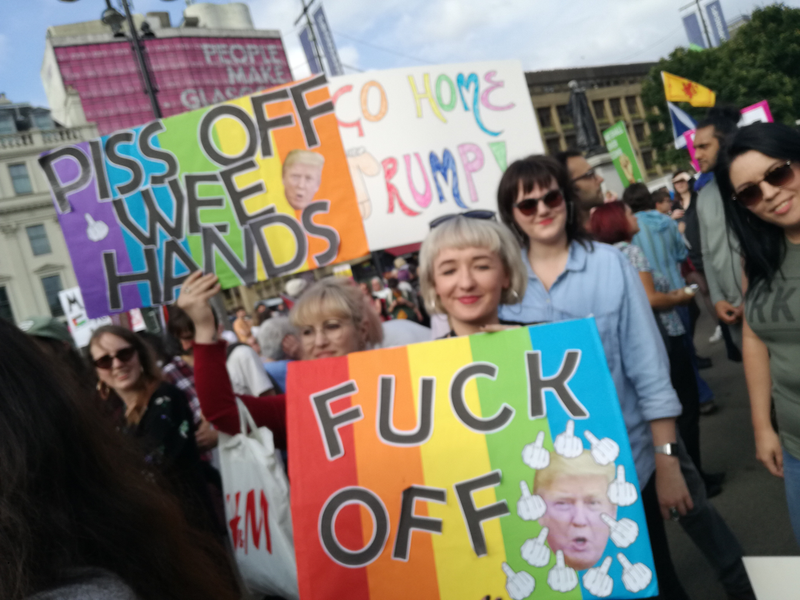 Illustration for article titled Scottish anti-Trump photo dump (long and comprehensive!)